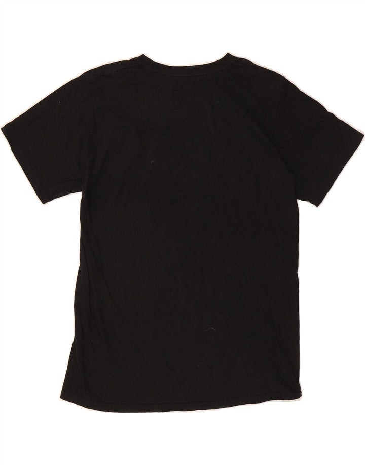 ADIDAS Mens Graphic T-Shirt Top Medium Black Vintage Adidas and Second-Hand Adidas from Messina Hembry 
