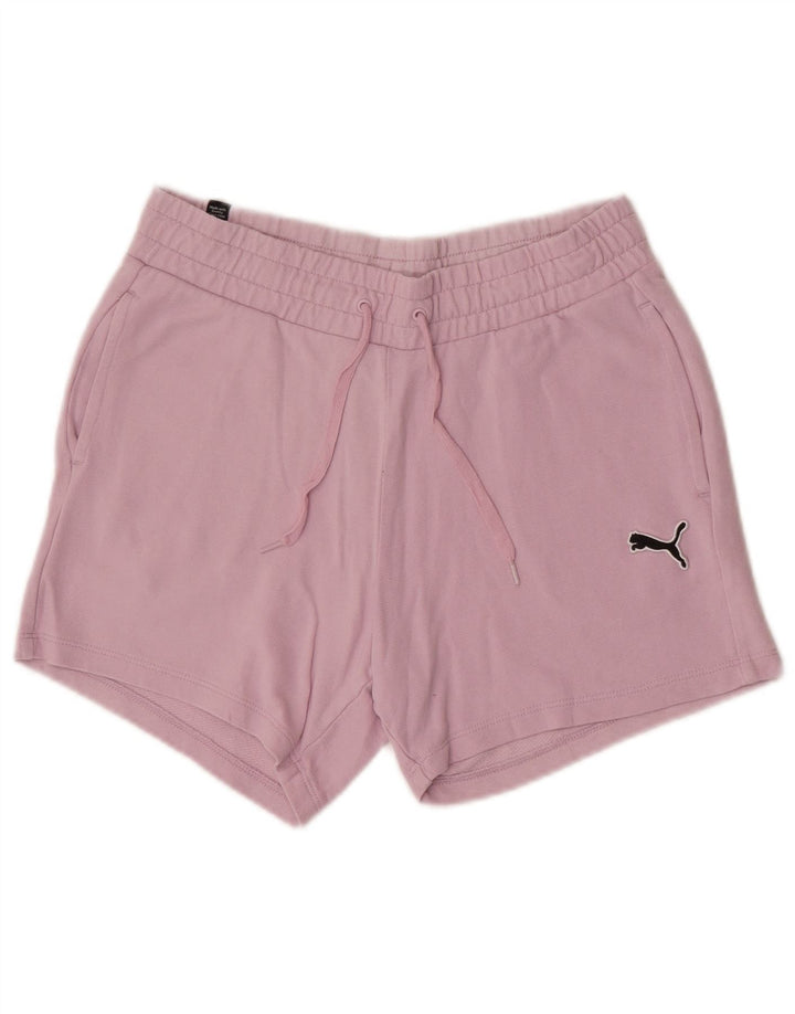 Puma Womens Sport Shorts UK 10 Small  Pink
