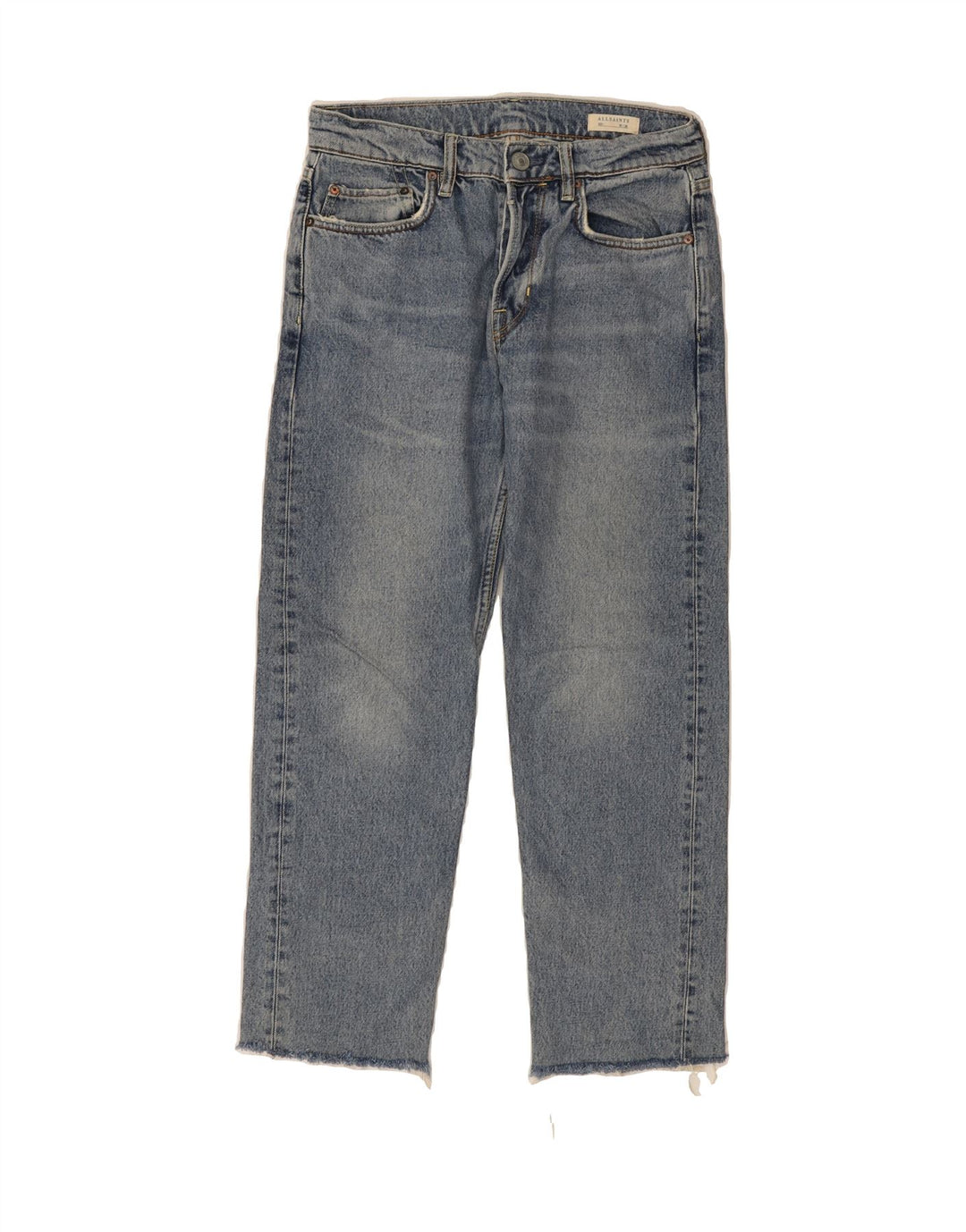 ALL SAINTS Mens Cropped Jeans  W28 L27 Blue Cotton Vintage All Saints and Second-Hand All Saints from Messina Hembry 