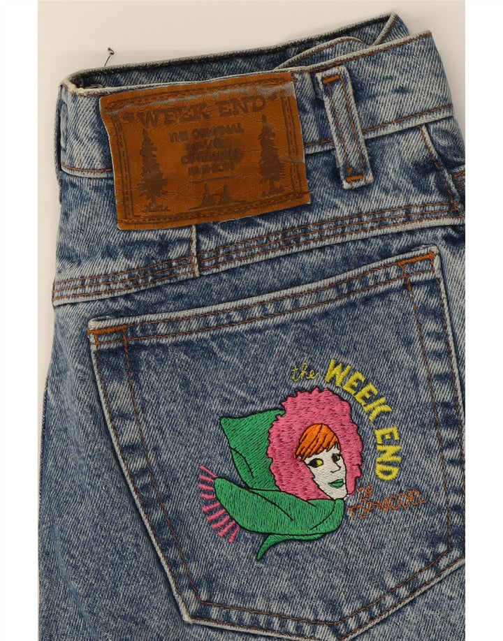 WEEKEND Womens Tapered Jeans IT 42 Medium W24 L27 Blue Cotton Vintage Weekend and Second-Hand Weekend from Messina Hembry 