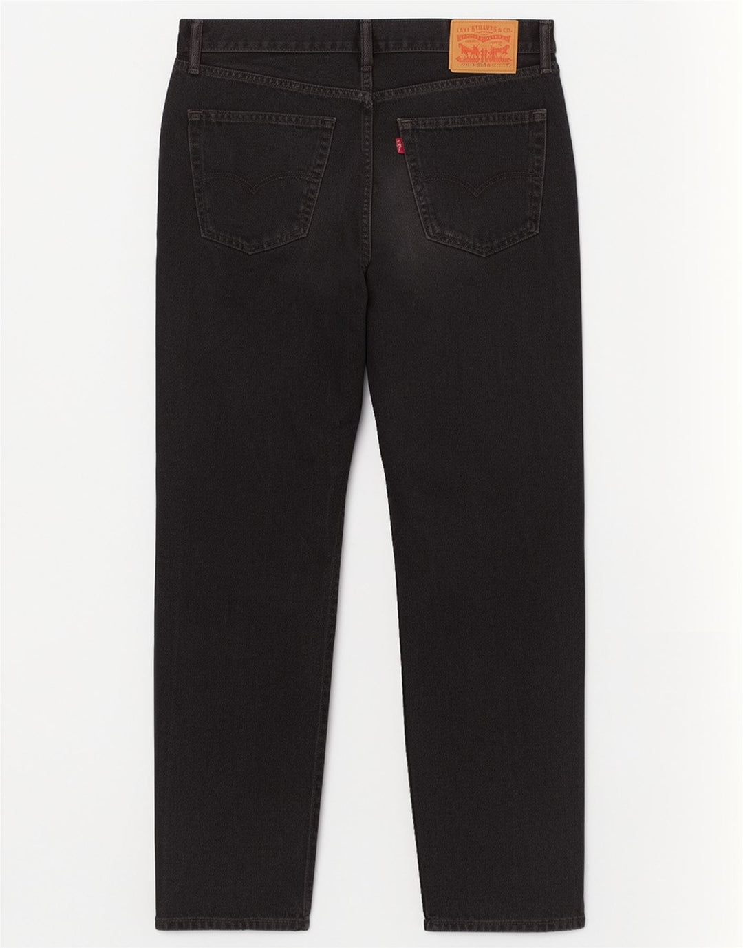 Levi's Womens 505 Straight Jeans W36 L29 Black Cotton