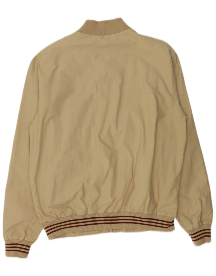 Fila Mens Bomber Jacket UK 42 XL Beige