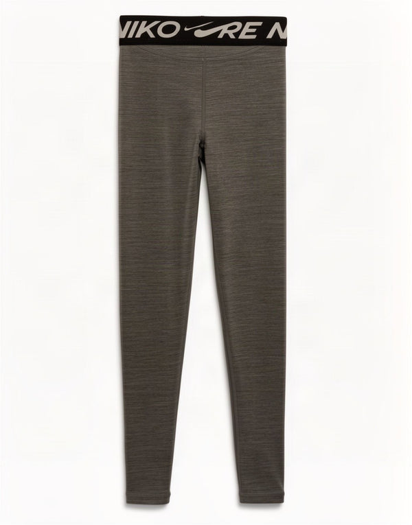 Nike Damen Dri Fit Graphic Leggings UK 4 XS Graues Colourblock-Polyester