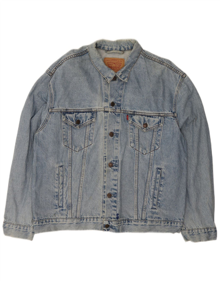 Levi's Herre denimjakke UK 44 2XL Blå Bomuld