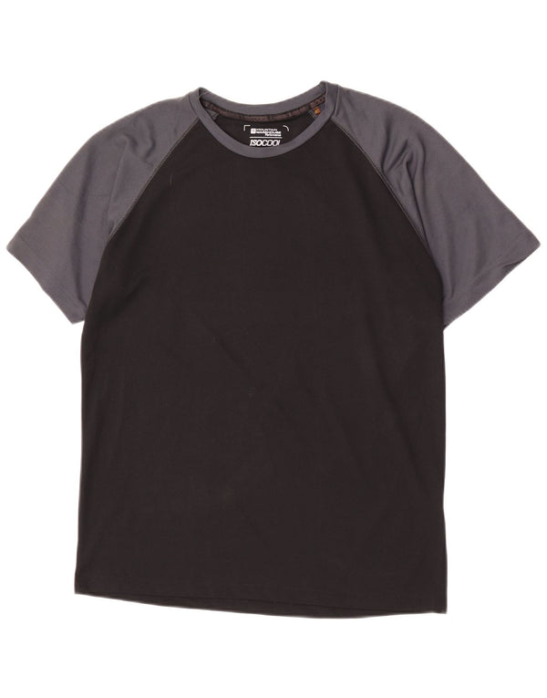 Mountain Warehouse Herre IsoCool T-Shirt Top Medium Sort Colourblock
