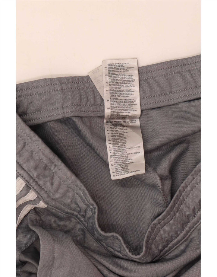 Damskie spodnie dresowe Adidas UK 12/14 Średni szary poliester
