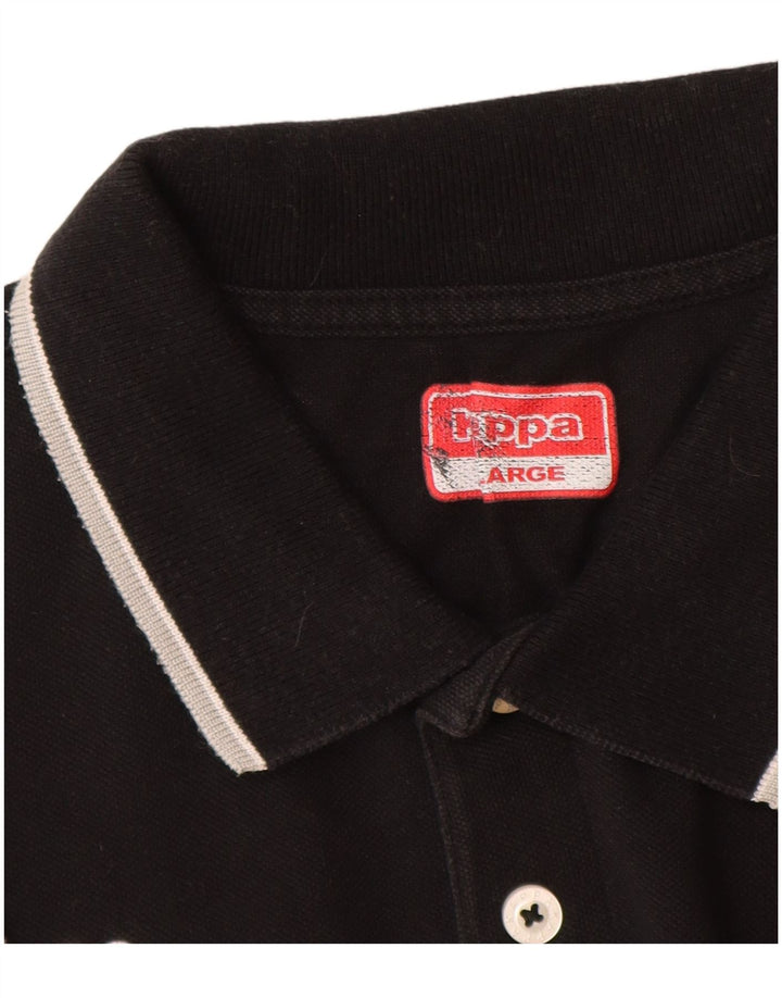 Kappa Mens Polo Shirt Large Black
