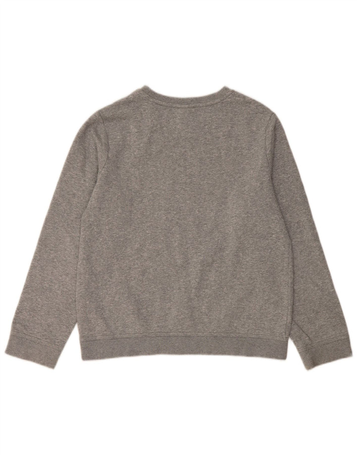 Nike Boys Graphic Sweatshirt Jumper 12-13 Years Large Grey Colourblock