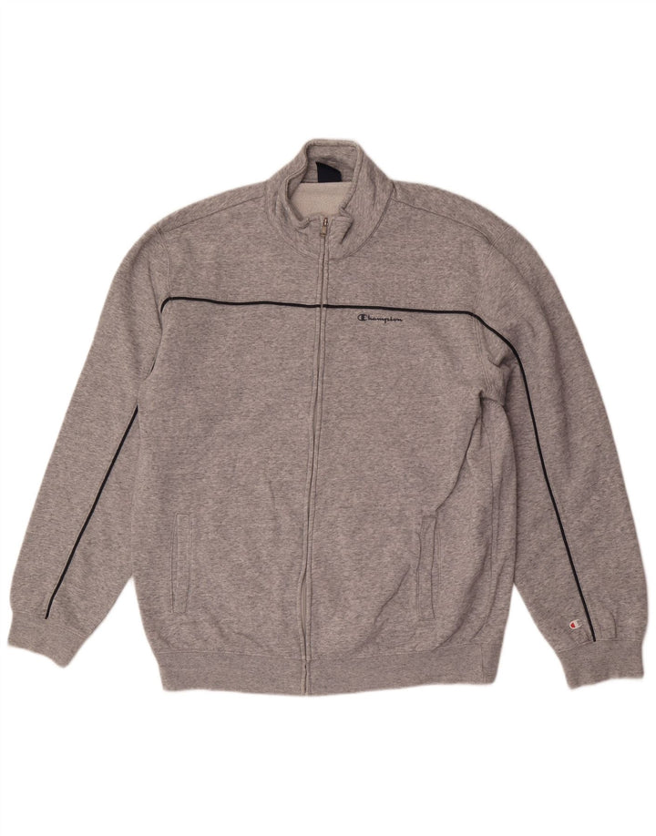 Giacca da tuta da uomo Champion 2XL Cotone grigio
