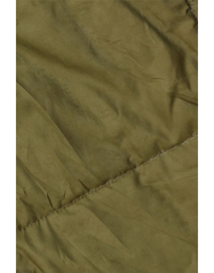 Carrera Mens Padded Gilet UK 40 Large Khaki Colourblock Polyester