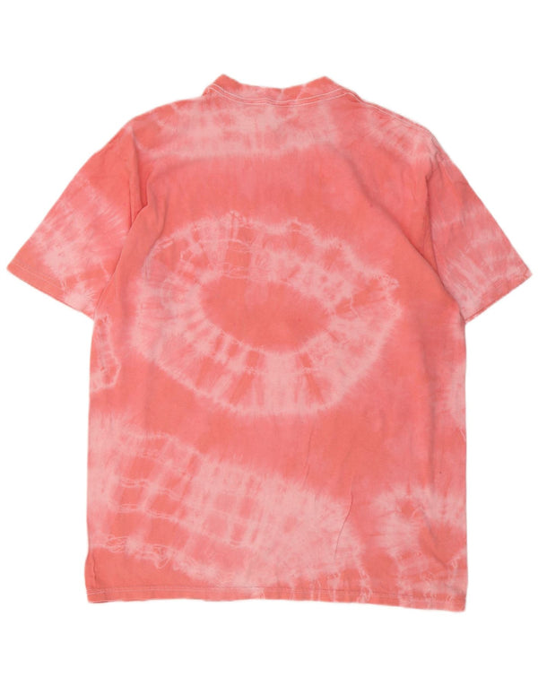 Dickies - Camiseta para hombre, talla grande, color rosa, teñido anudado, algodón