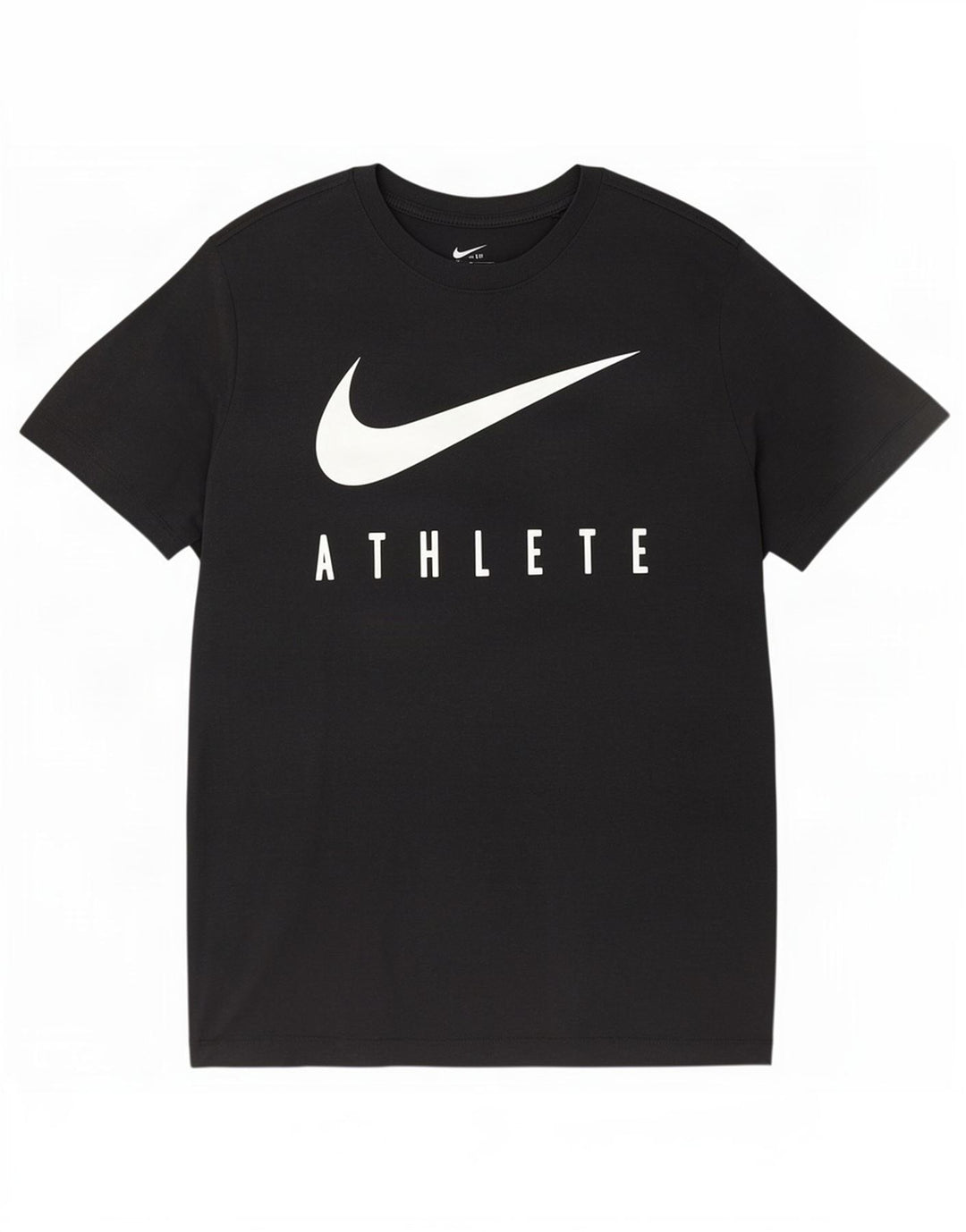 Tricou grafic Nike Dri Fit pentru bărbați Top mare din poliester negru