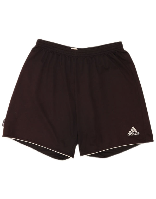 Adidas Mens Climalite sport rövidnadrág nagy fekete poliészter
