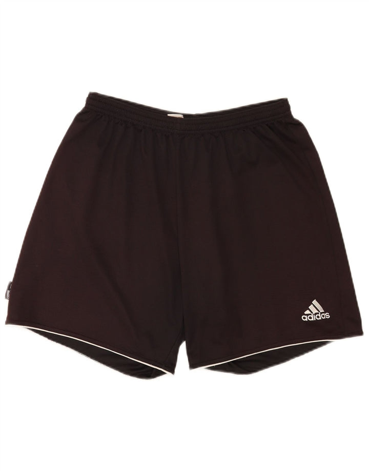 Adidas Mens Climalite Sport Shorts Grande Negro Poliéster