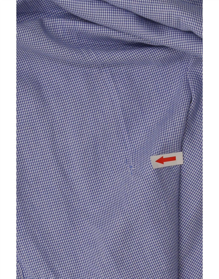 Muška košulja Massimo Dutti, veličina 40, srednje plava, houndstooth