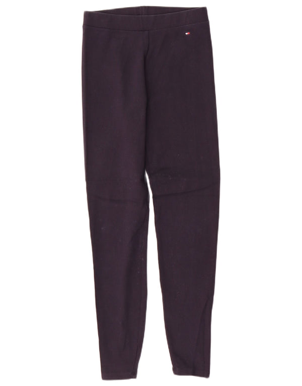 Tommy Hilfiger Γυναικεία γραφικά κολάν UK 10 Small Navy Blue από βαμβάκι