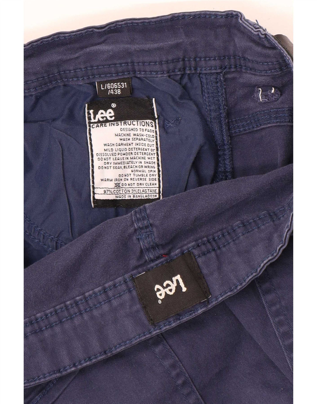 Lee Herren-Freizeitshorts, Größe L, W36, Marineblau, Baumwolle