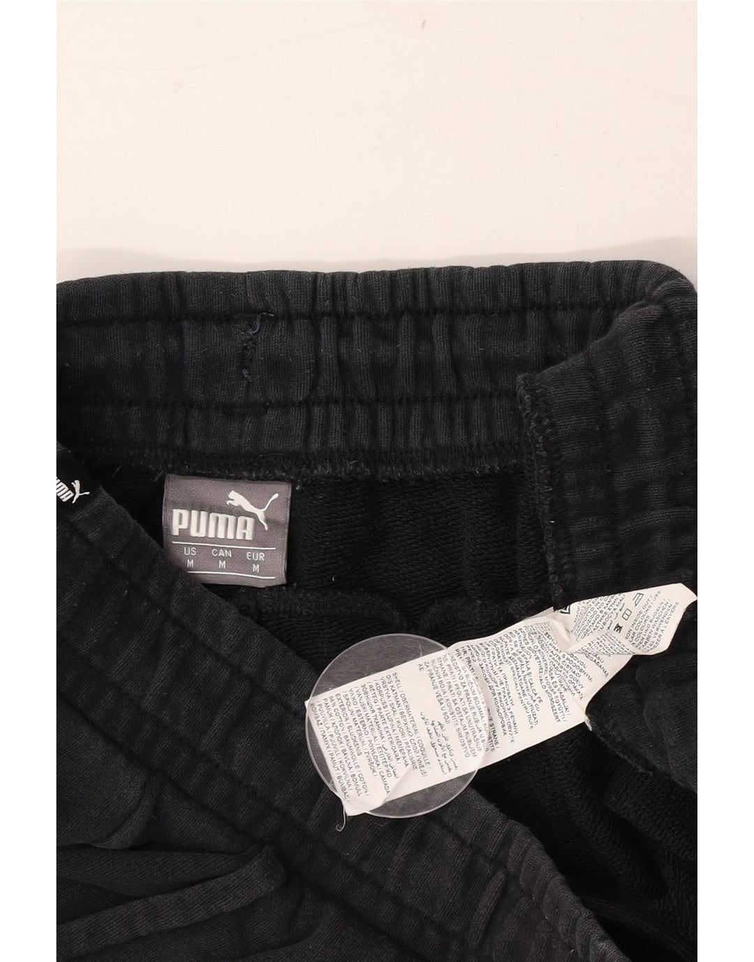 Puma Mens Sport Shorts Medium  Black Cotton