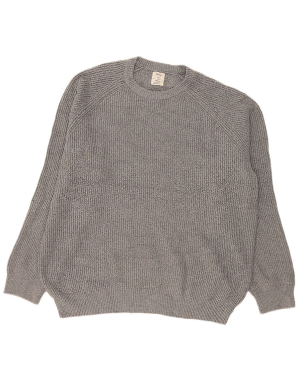 Marks & Spencer férfi nyakú pulóver 2XL szürke poliamid