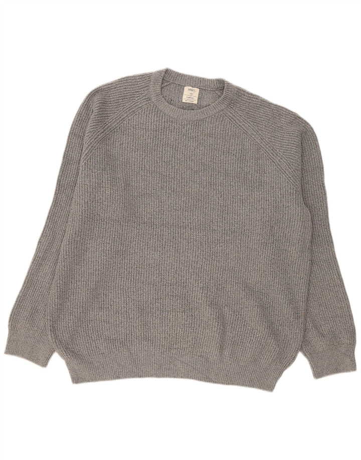 Marks & Spencer férfi nyakú pulóver 2XL szürke poliamid