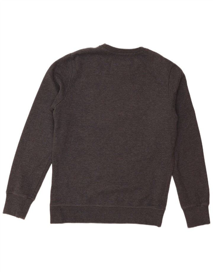 Superdry Herren Grafik-Sweatshirt-Pullover, große graue Baumwolle