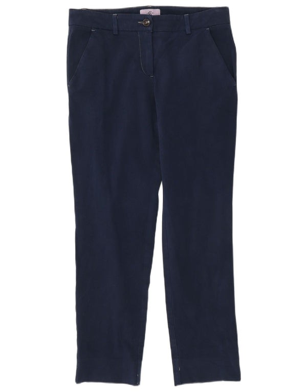 Cerruti 1881 Damen Slim Chino-Hose IT 42 Medium W30 L27 Marineblau