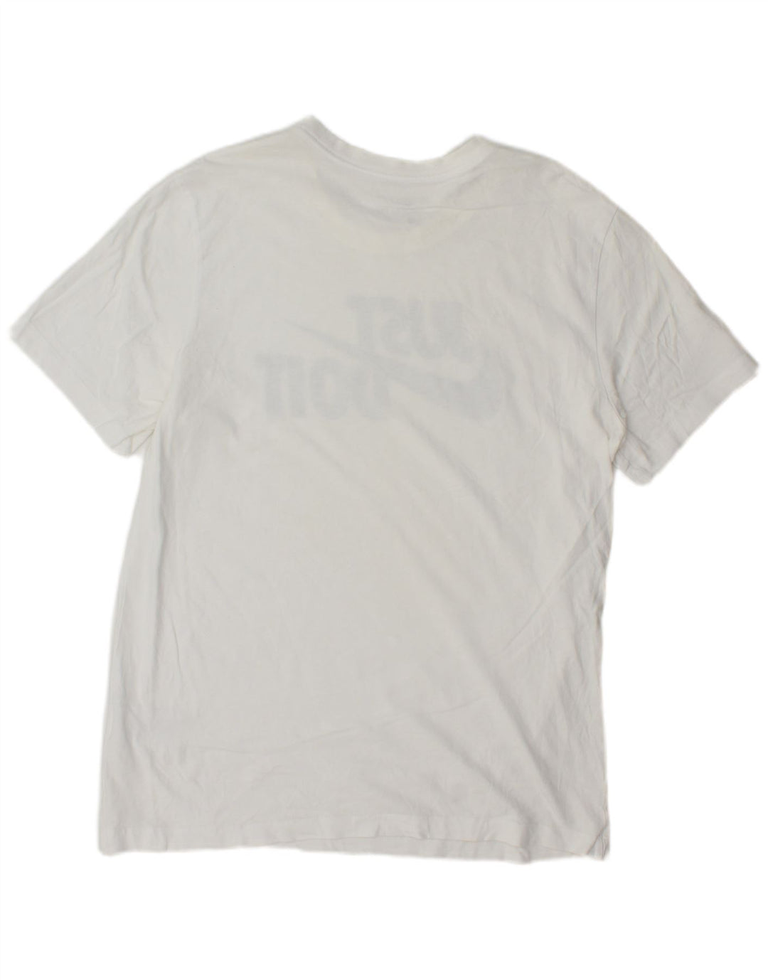 Nike Mens Graphic T-Shirt Top Large White Cotton