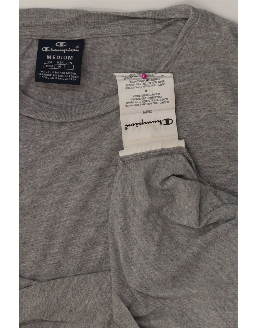 Adidas Mens T-Shirt Top Medium Grey Flecked Cotton