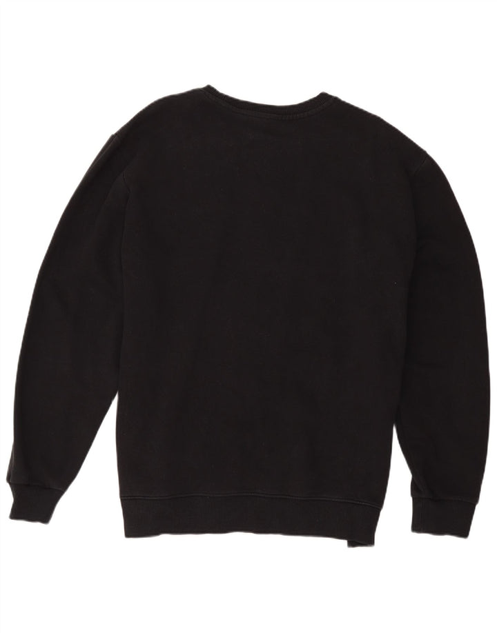 Reebok Pull Graphic Sweatshirt Jumper XL Homme Noir Coton