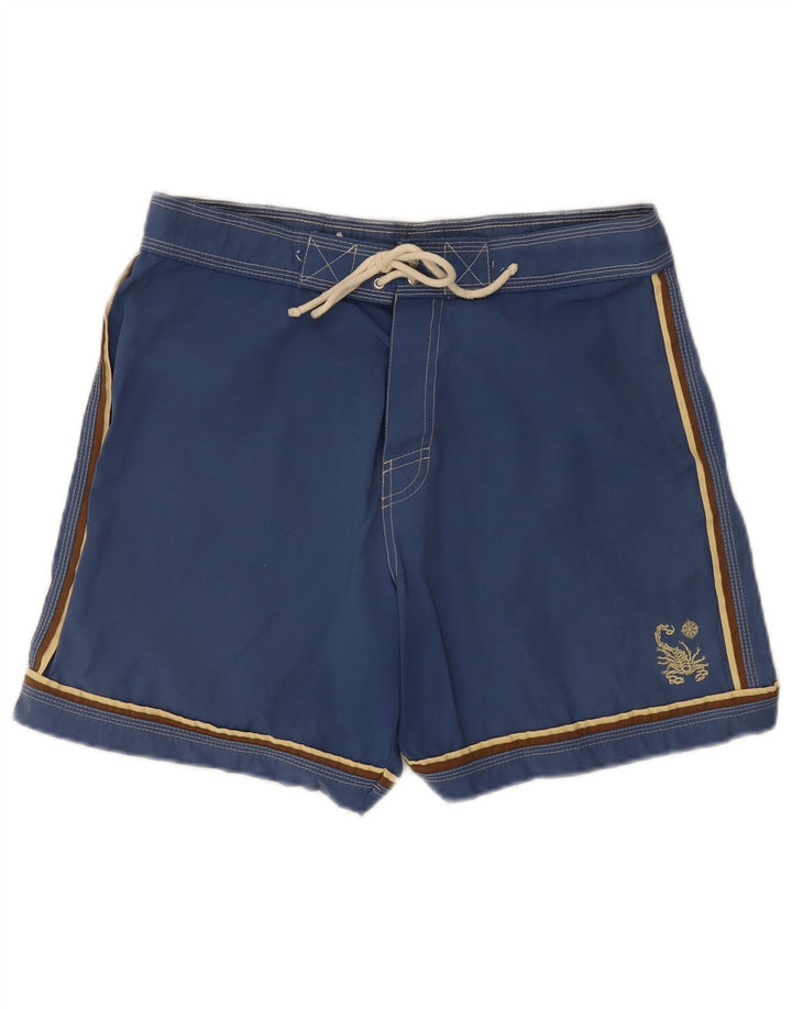 Scorpion Bay Herren-Badeshorts aus mittelblauer Baumwolle