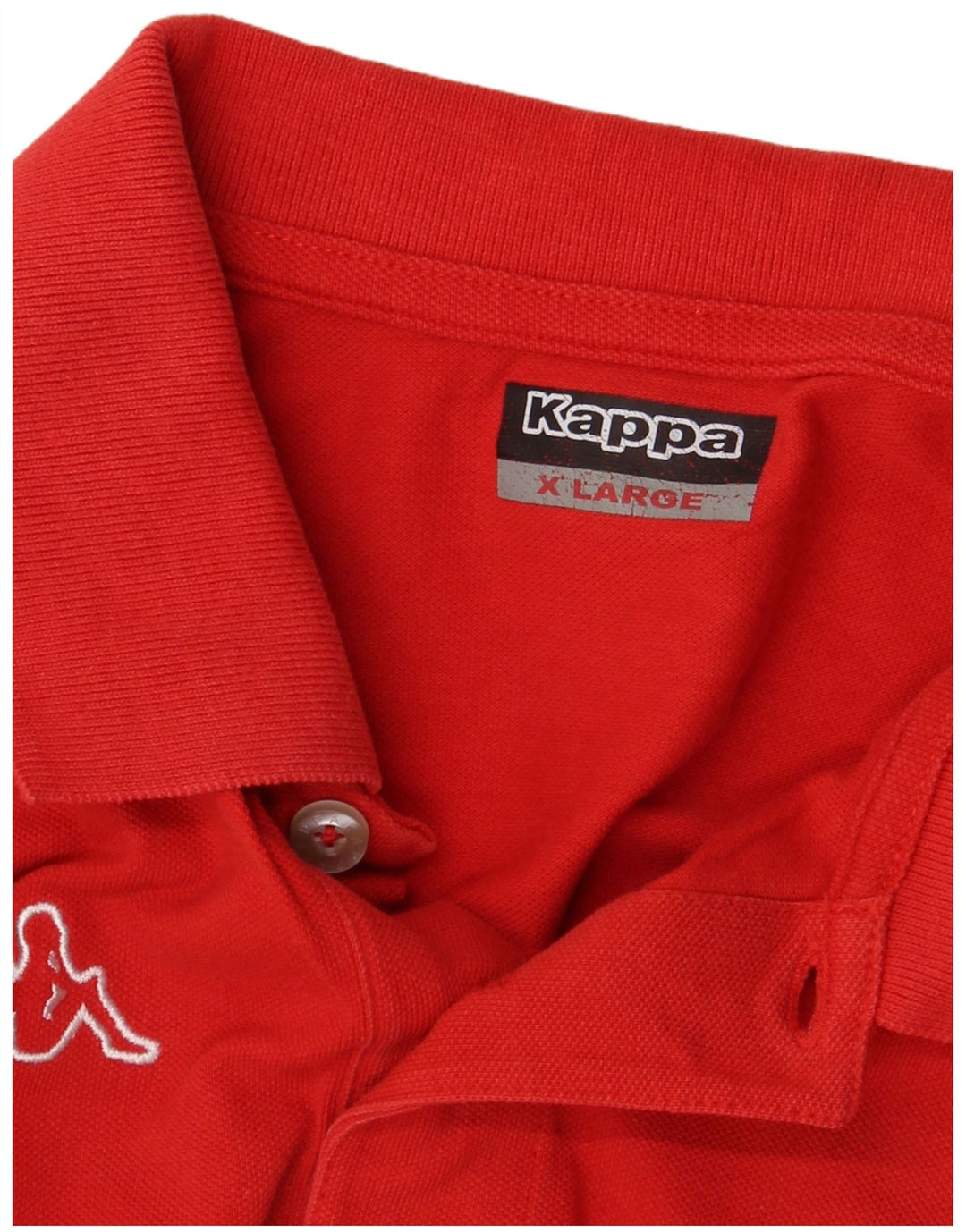 Kappa Mens Polo Shirt XL Red