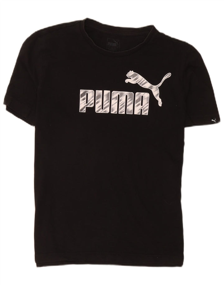 Puma Mens Graphic T-Shirt Top Small Black