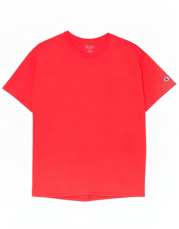 T-shirt da uomo Champion Top XL in cotone rosso