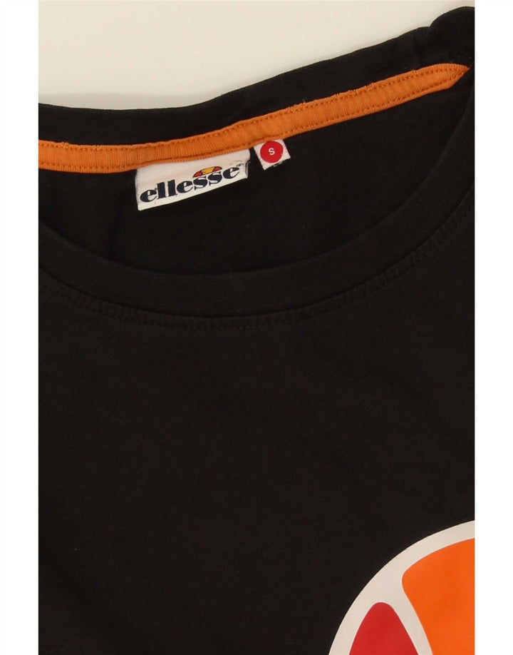 Ellesse Mens Graphic T-Shirt Top Small Black