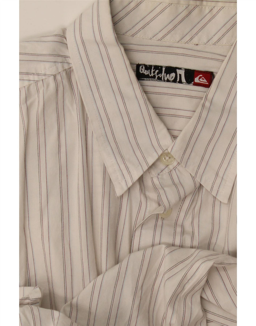 Camisa Quiksilver Hombre Grande Rayas Blancas