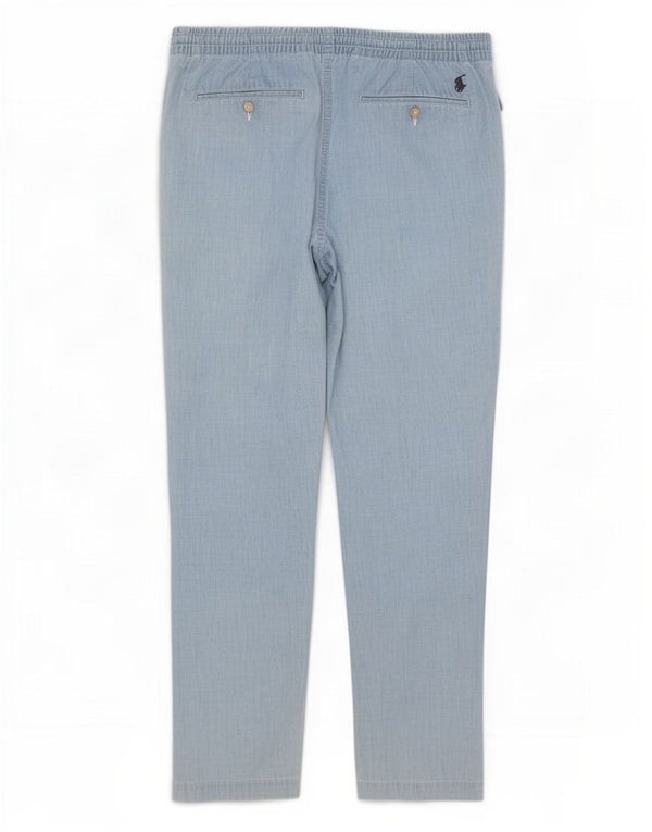 Pantaloni chino pentru bărbați Polo Ralph Lauren, cu ajustare clasică, mari W36 L29, bumbac albastru