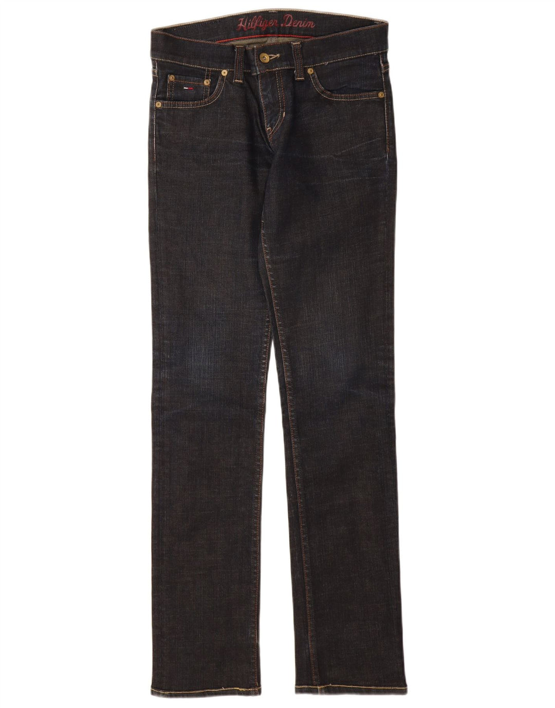 TOMMY HILFIGER Slim Jeans til kvinder W26 L32 Marineblå