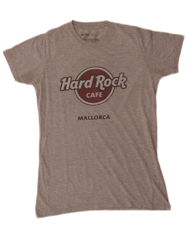 Hard Rock Cafe Mens Mallorca Graphic T-Shirt Top Small Grey Cotton