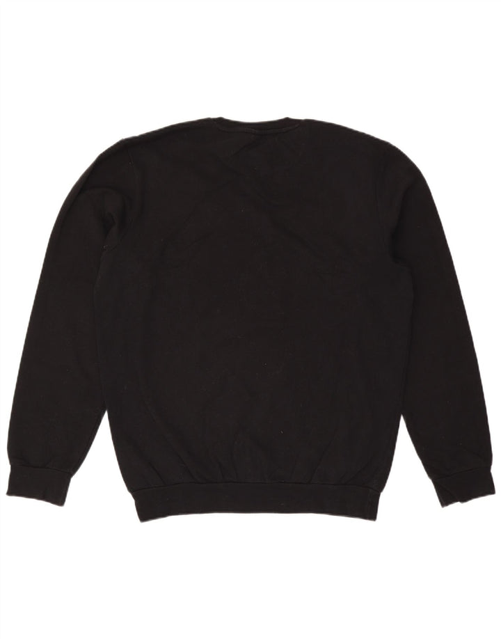 ADIDAS Mens Sweatshirt Jumper Medium Black Cotton