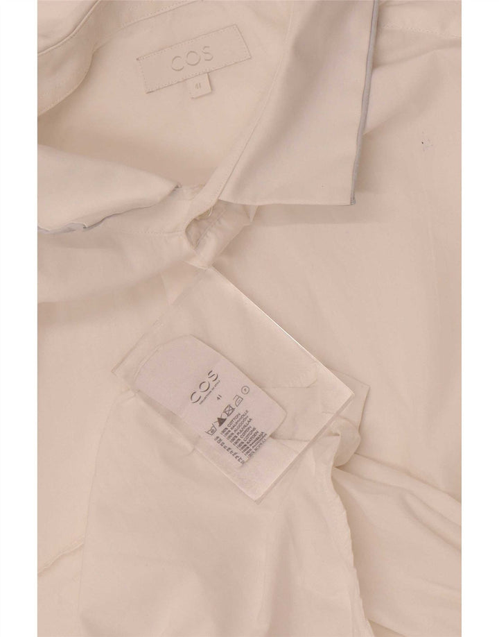 Cos Mens Shirt Size 41 Large White Cotton