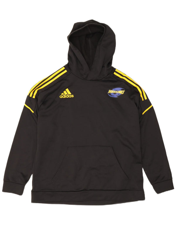 Adidas Ανδρικό γραφικό κουκούλα Jumper XL Μαύρο πολυεστέρα