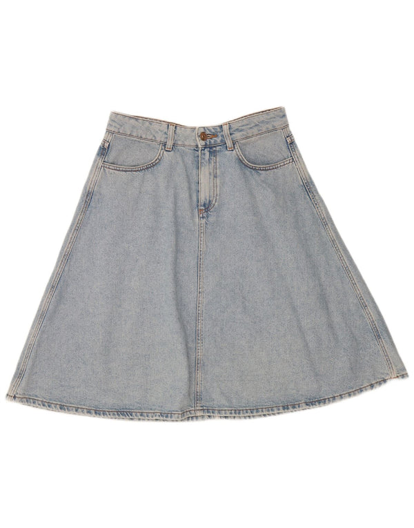 Женская джинсовая юбка Zara Medium W28 Синяя