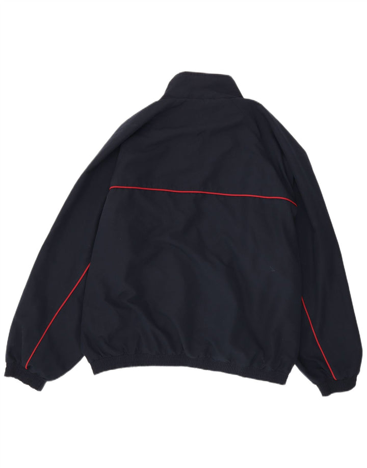 Reebok Herren Trainingsanzug Top Jacke XL Marineblau Polyester