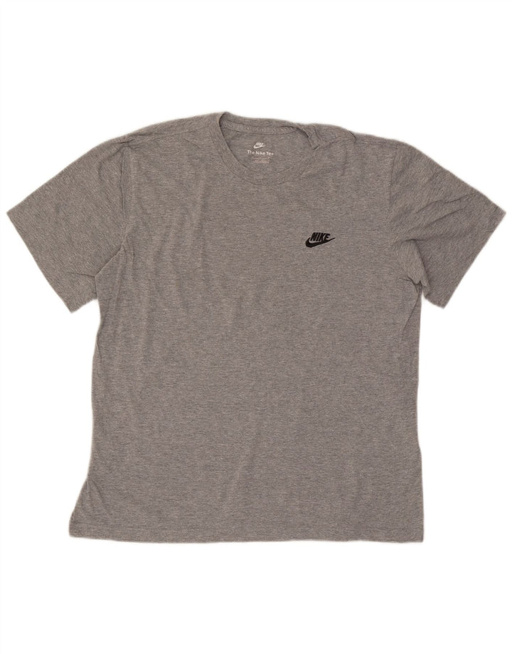 Camiseta Nike Hombre Top Medium Grey Moteado