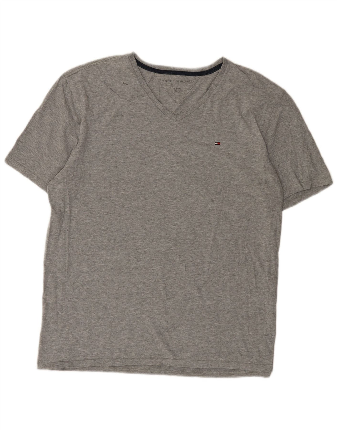 Tommy Hilfiger Mens T-Shirt Top XL Grey