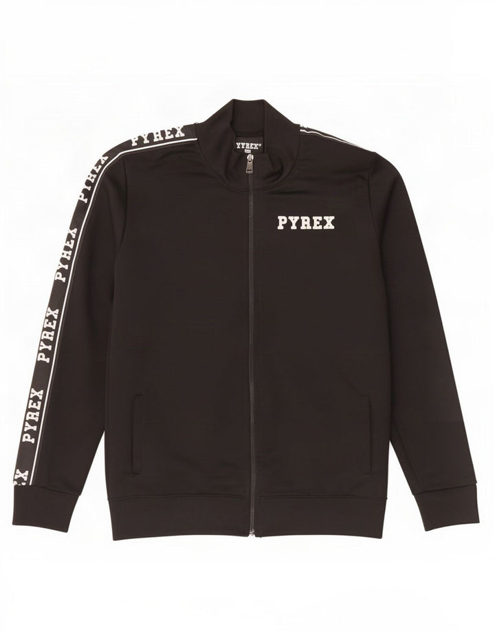 Pyrex Boys Graphic Chándal Top Chaqueta 13-14 Años 2XL Negro Poliéster