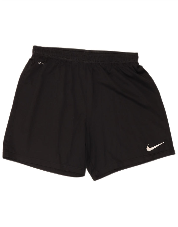 Мужские спортивные шорты Nike Dri Fit, большие черные, полиэстер