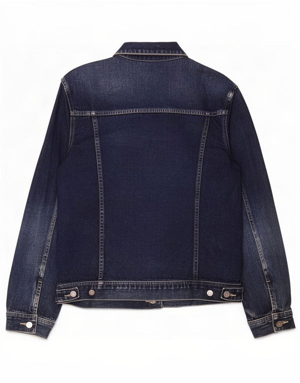 Wit Boy Giacca di jeans da ragazzo 13-14 anni Large Blu navy Cotone