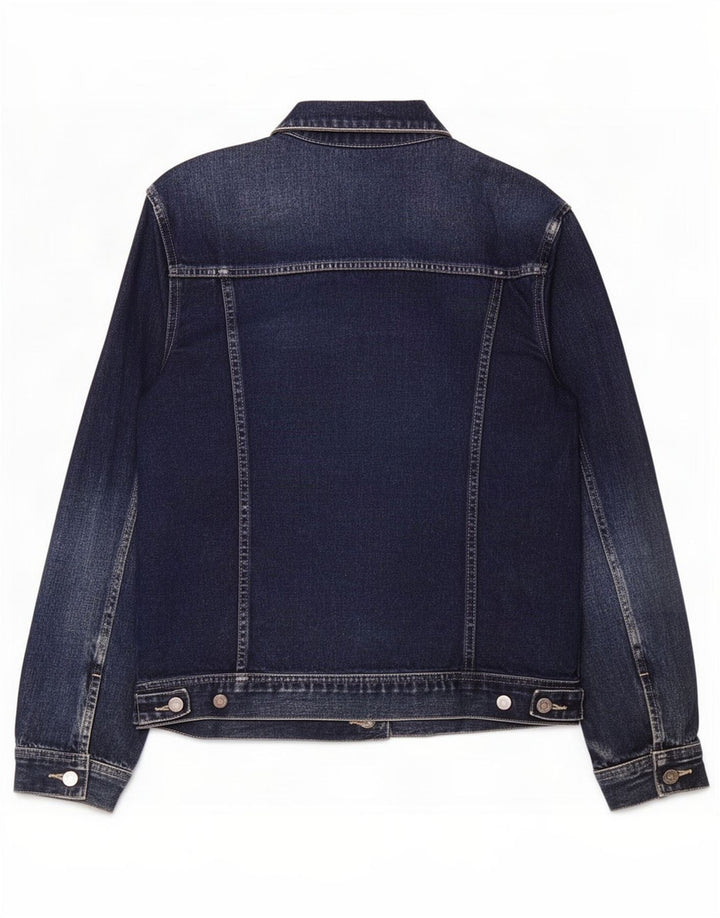 Wit Boy Boys Denim Jacket 13-14 Years Large Navy Blue Cotton
