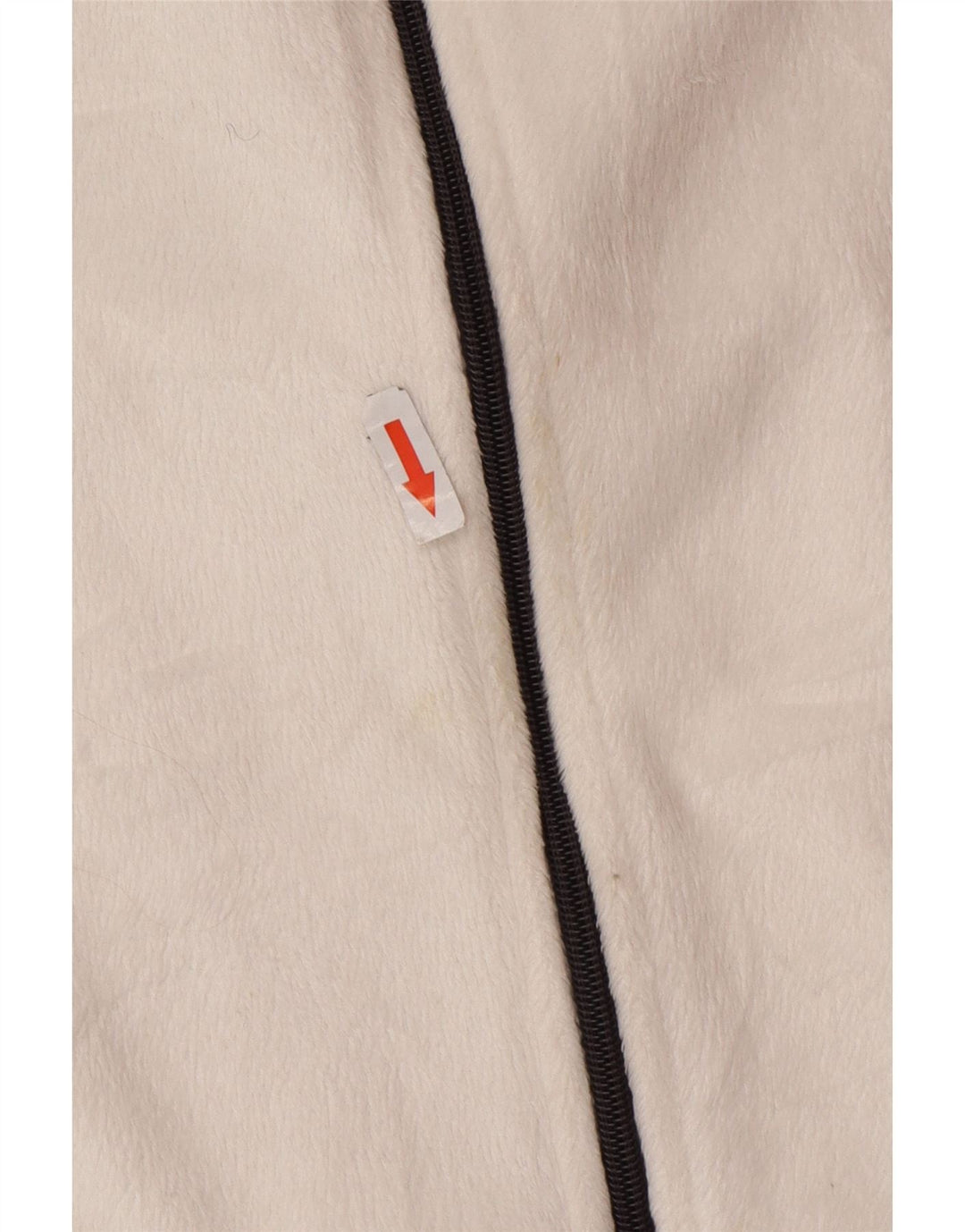 Fila Damen Fleecejacke UK 16 Large Weiß Colourblock Polyester